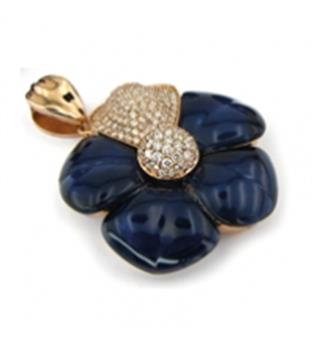 نیم ست جواهر طلای 18 عیار برلیان