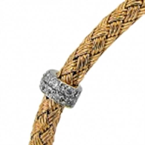 دستبند جواهر طلای 18 عیار برلیان زرتاب کد 25128