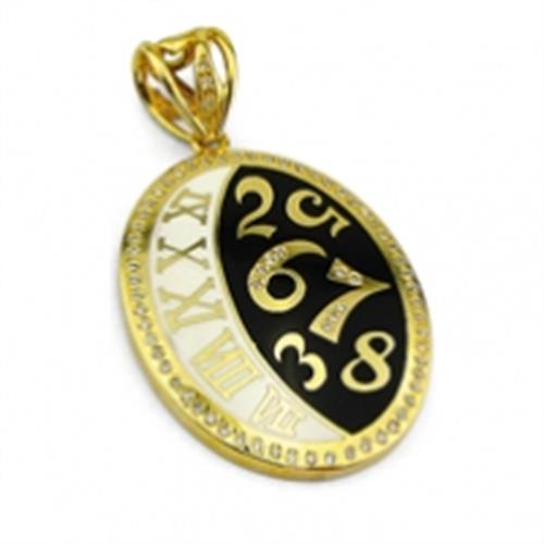 آویز جواهر طلای 18 عیار برلیان مینا زرتاب کد 25112