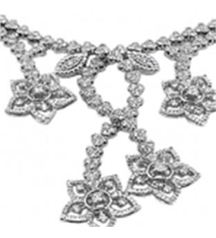 سرویس طلای سفید 18 عیاربرلیان